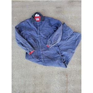 Vintage Navy Walls Zero Zone Red Insulated Outerwear Coverall Large 42-44